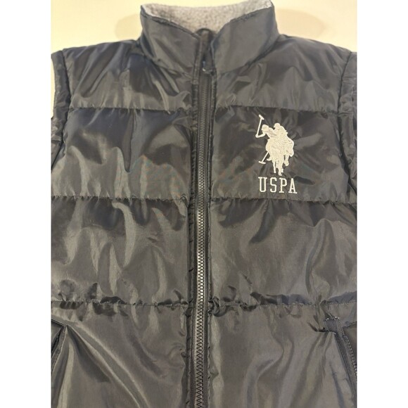 USPA US Polo ASSN. Puffer Vest Men's Size XL Zip Up Black Outdoors - Picture 9 of 12